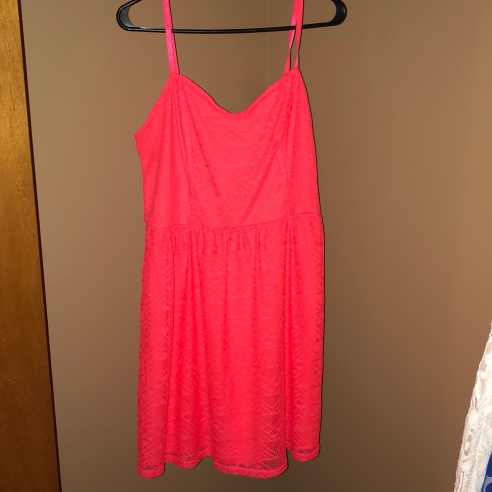 Hot pink/orange sundress